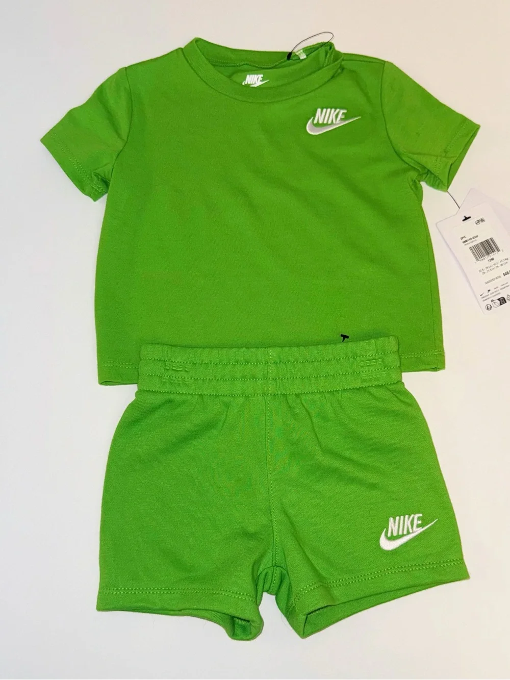 Nike Green Toddler Sport Tee and Shorts Set